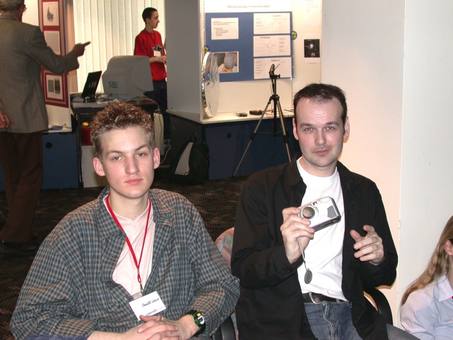 Benedikt and Andreas Goris at the regional competition in Düsseldorf