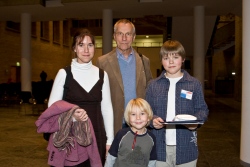 Kilian Günthner and his family - Nicolaus August Otto Award