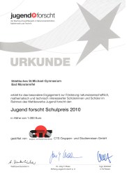 Schulpreis Regionalwettbewerb Köln