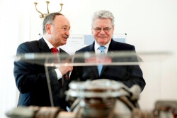 Walter Stein, German President Joachim Gauck - Bellevue Palace