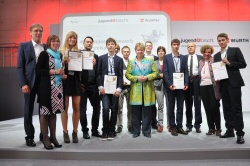 Unsere Preisträger, Eltern, Schulministerin NRW Sylvia Löhrmann - Bundeswettbewerb