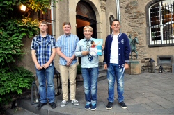 Nico Hochgürtel, Björn Bouwer, Yannik Dumon, Mike Dederichs - Rotary-Schülerwettbewerb