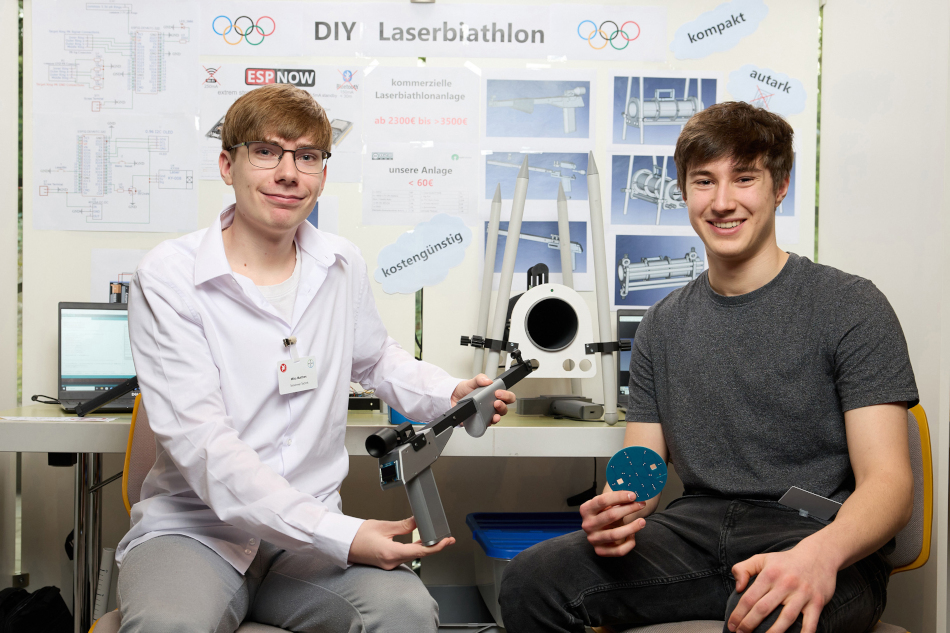 Mika Matthes und Amadeus Petram (Quelle: Bayer AG)